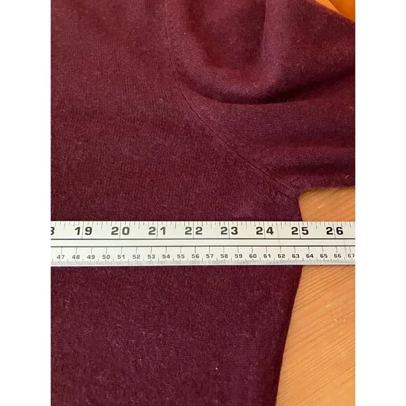 PETERBOROUGH ROW Bloomingdales Men's Beetroot Cashmere Sweater Pullover XL - Picture 10 of 12